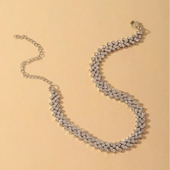 2 in1 Bracelet with rhinestones and jewelry - Picture 4 of 5